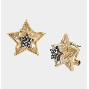 Betsey Johnson CELESTIAL PUNK STAR STUDS CRYSTAL
